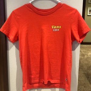 Vans cropped tee